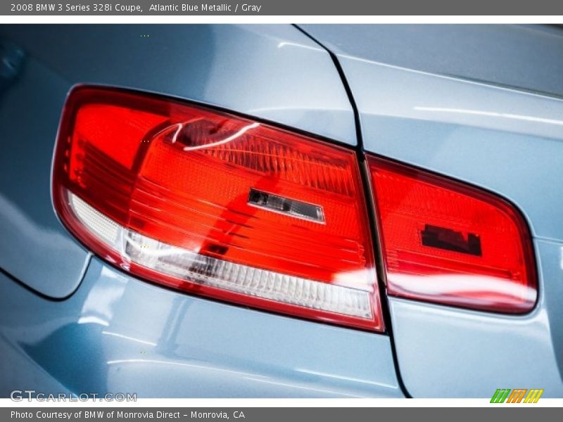 Atlantic Blue Metallic / Gray 2008 BMW 3 Series 328i Coupe