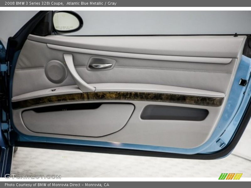 Atlantic Blue Metallic / Gray 2008 BMW 3 Series 328i Coupe