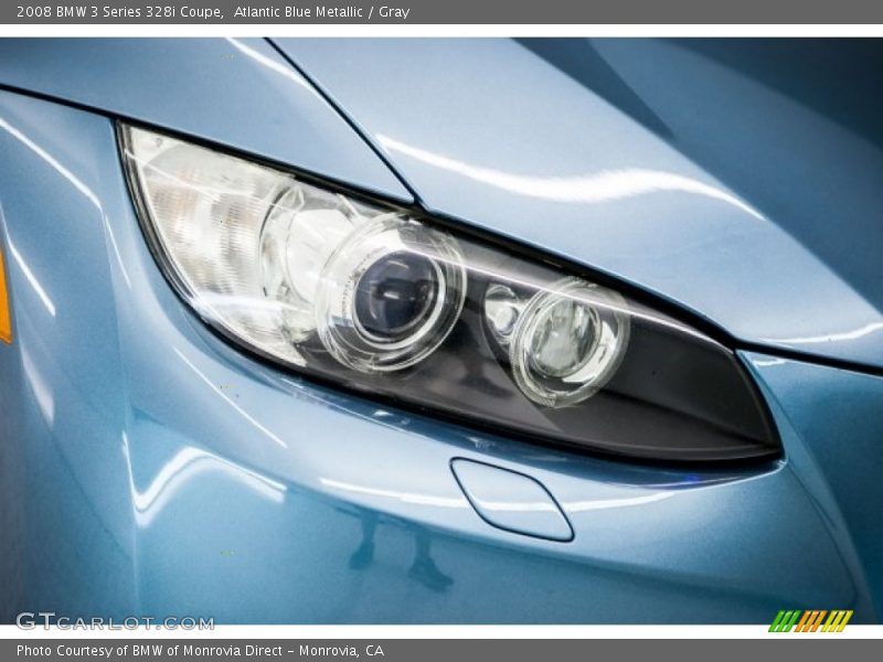 Atlantic Blue Metallic / Gray 2008 BMW 3 Series 328i Coupe