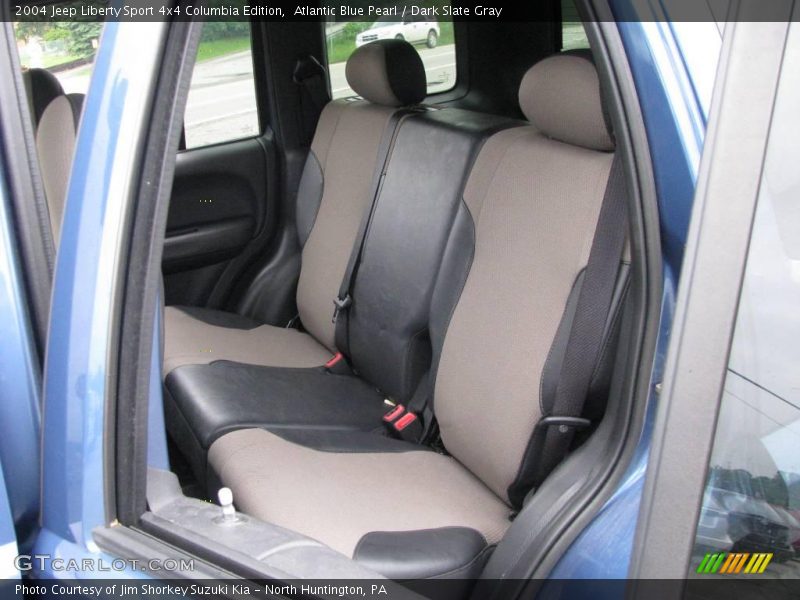 Atlantic Blue Pearl / Dark Slate Gray 2004 Jeep Liberty Sport 4x4 Columbia Edition