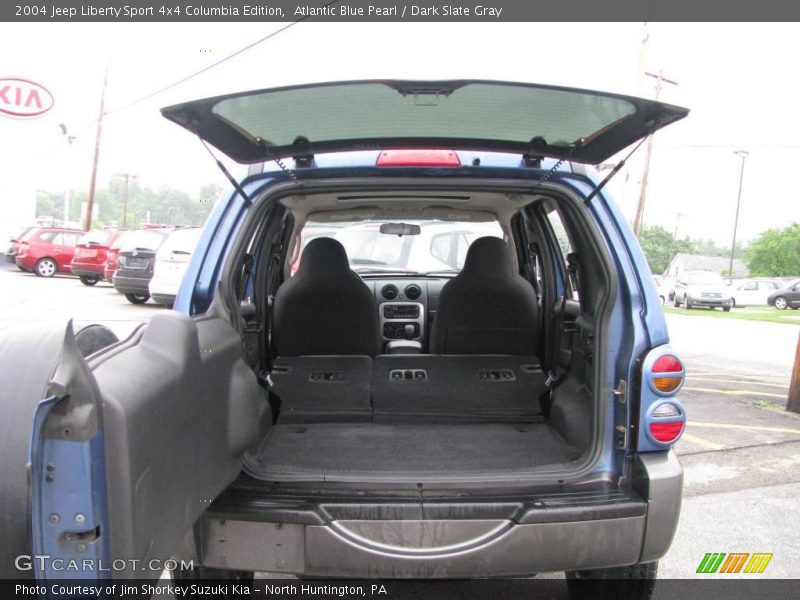 Atlantic Blue Pearl / Dark Slate Gray 2004 Jeep Liberty Sport 4x4 Columbia Edition
