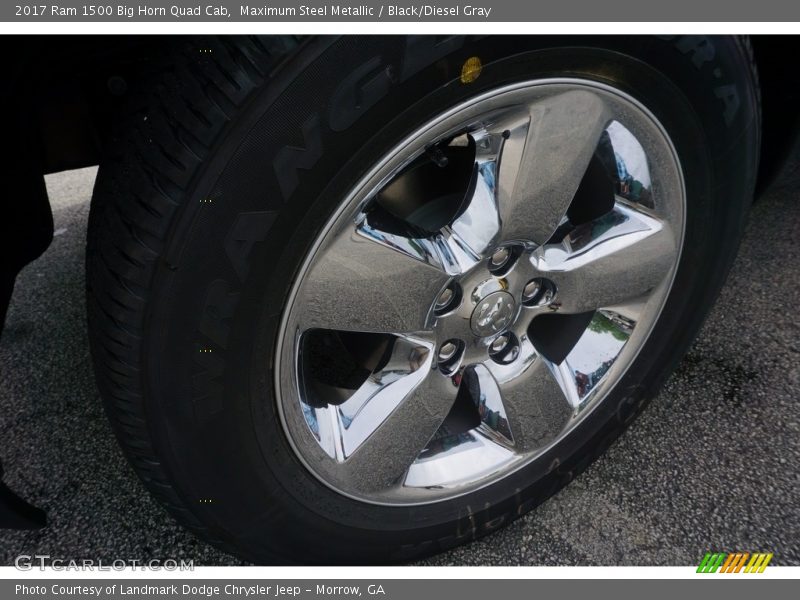 Maximum Steel Metallic / Black/Diesel Gray 2017 Ram 1500 Big Horn Quad Cab