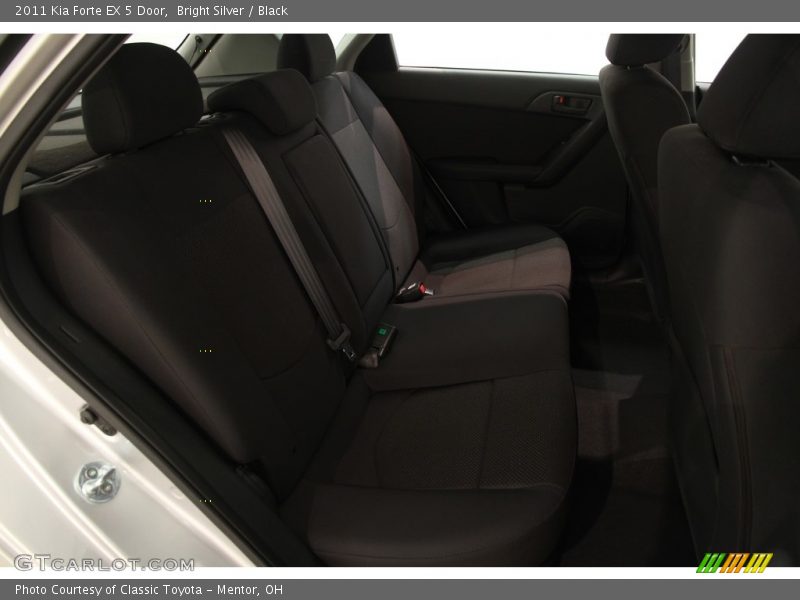 Bright Silver / Black 2011 Kia Forte EX 5 Door