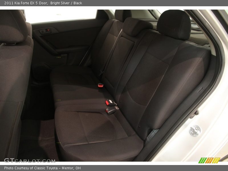 Bright Silver / Black 2011 Kia Forte EX 5 Door