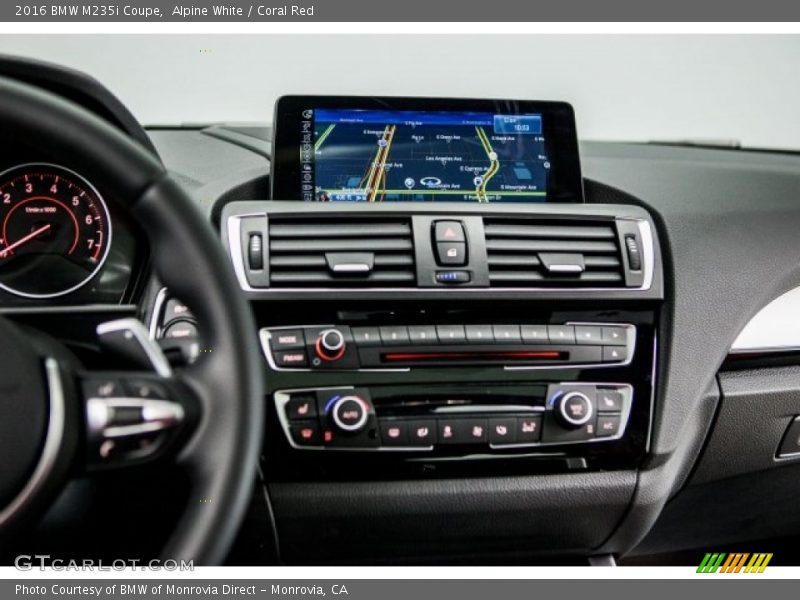 Alpine White / Coral Red 2016 BMW M235i Coupe