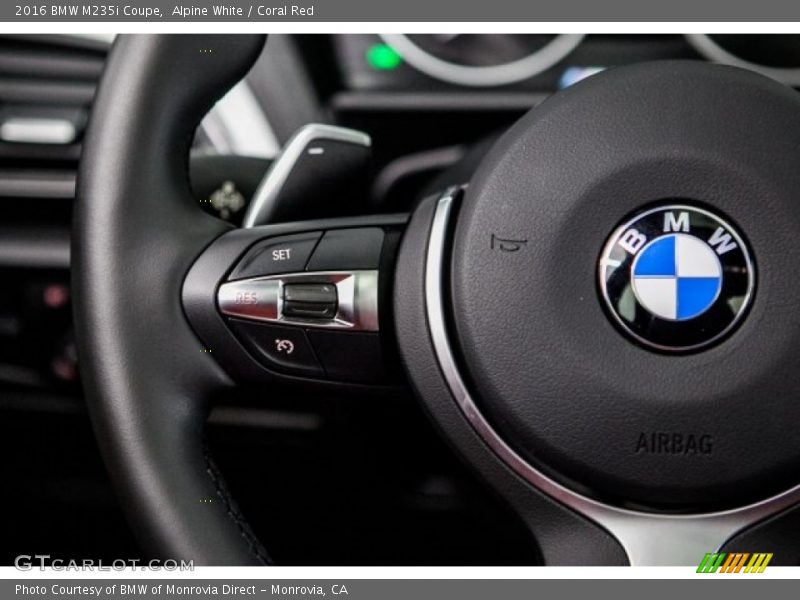 Alpine White / Coral Red 2016 BMW M235i Coupe