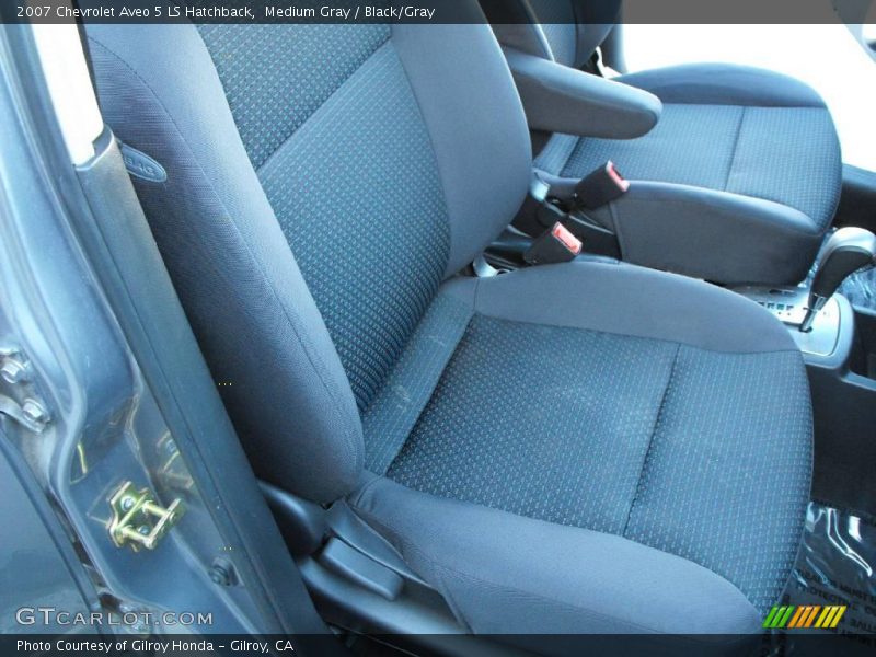 Medium Gray / Black/Gray 2007 Chevrolet Aveo 5 LS Hatchback