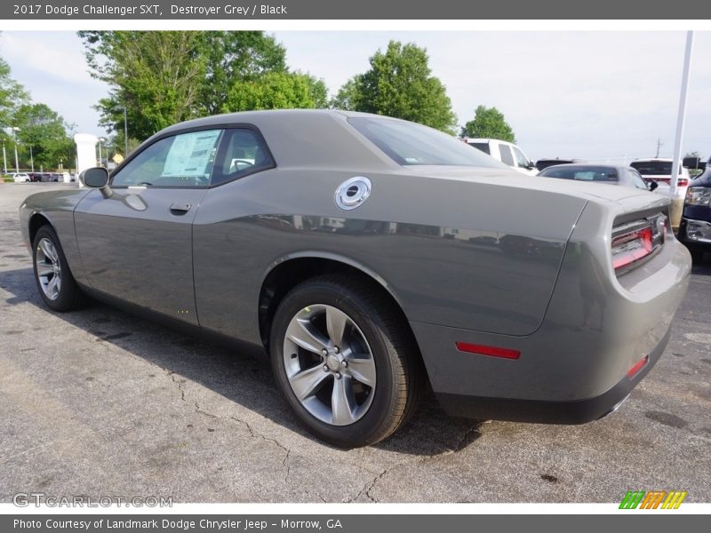 Destroyer Grey / Black 2017 Dodge Challenger SXT