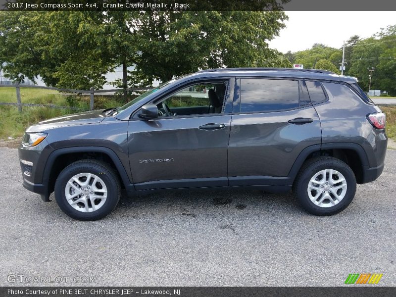 Granite Crystal Metallic / Black 2017 Jeep Compass Sport 4x4