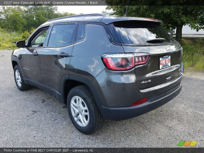 Granite Crystal Metallic / Black 2017 Jeep Compass Sport 4x4