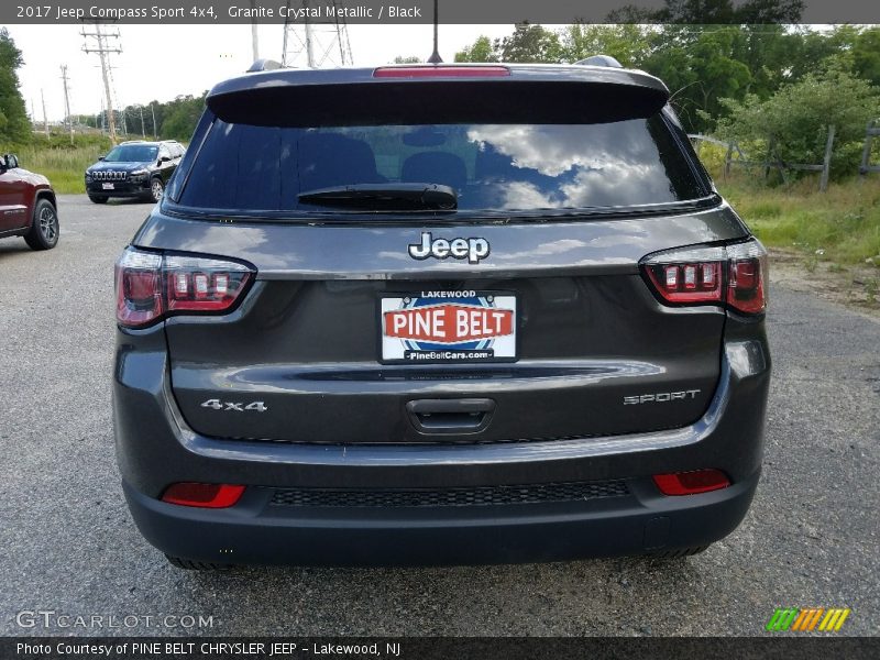 Granite Crystal Metallic / Black 2017 Jeep Compass Sport 4x4