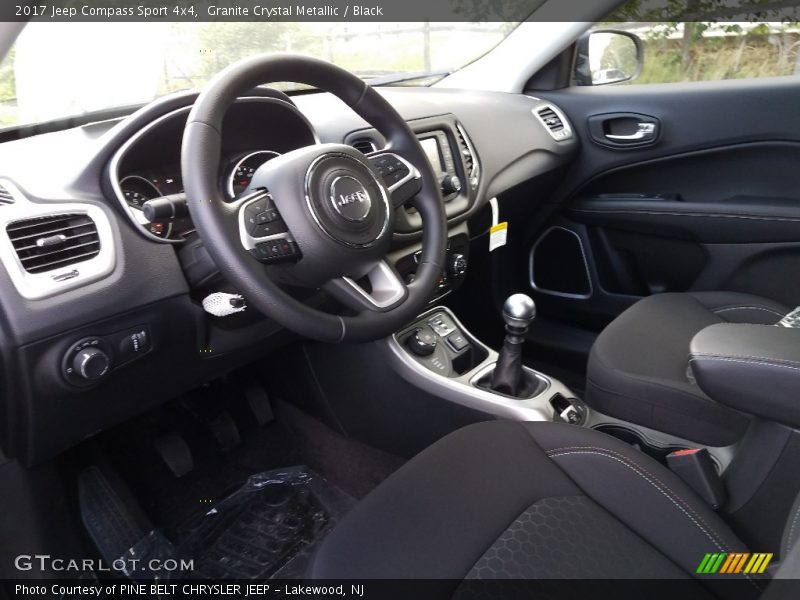 Granite Crystal Metallic / Black 2017 Jeep Compass Sport 4x4