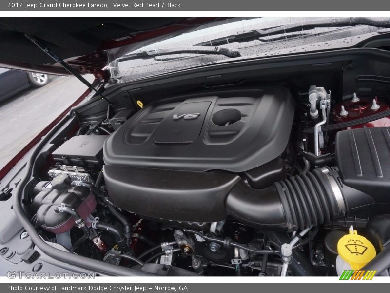 Velvet Red Pearl / Black 2017 Jeep Grand Cherokee Laredo
