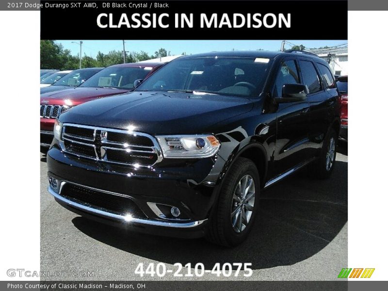 DB Black Crystal / Black 2017 Dodge Durango SXT AWD