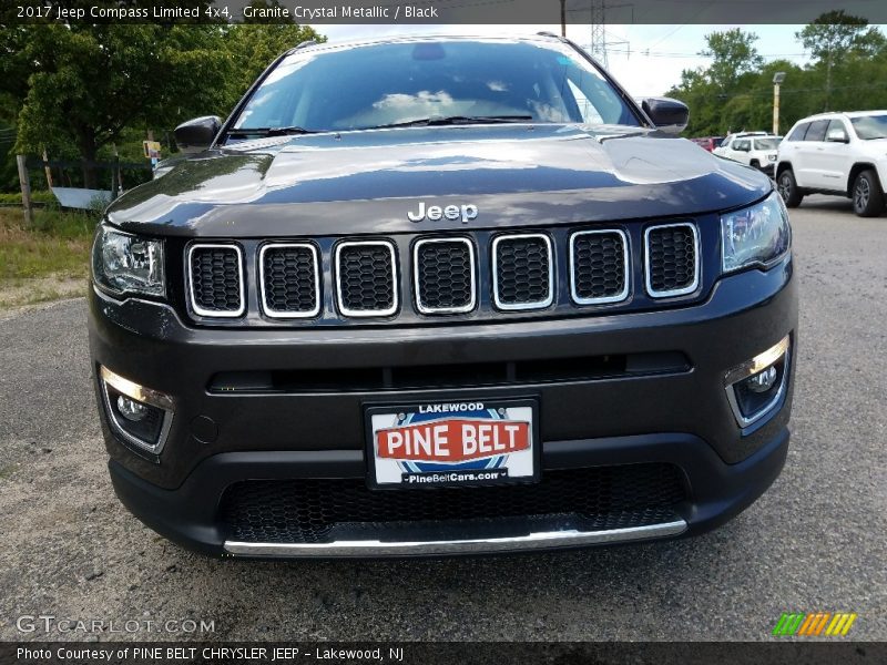 Granite Crystal Metallic / Black 2017 Jeep Compass Limited 4x4