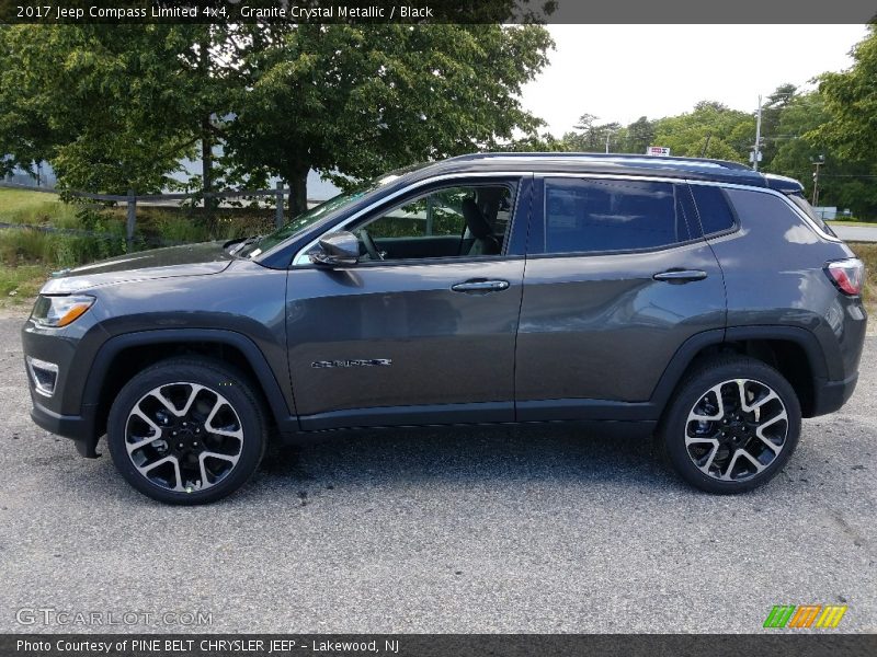 Granite Crystal Metallic / Black 2017 Jeep Compass Limited 4x4