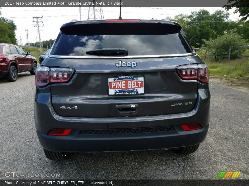 Granite Crystal Metallic / Black 2017 Jeep Compass Limited 4x4