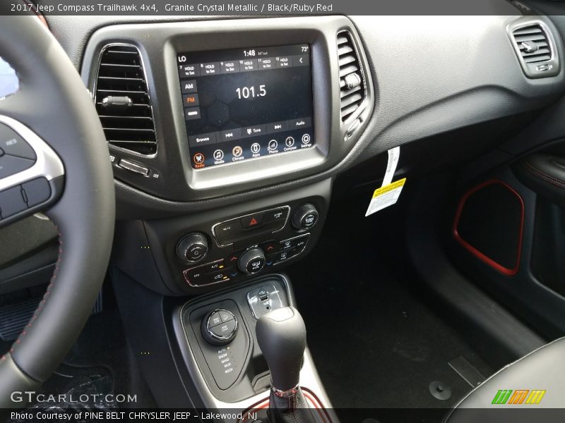 Granite Crystal Metallic / Black/Ruby Red 2017 Jeep Compass Trailhawk 4x4