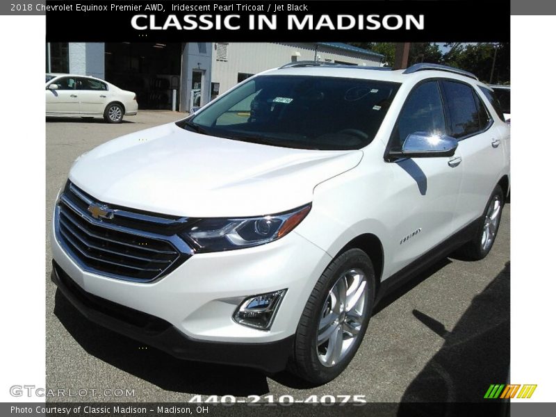 Iridescent Pearl Tricoat / Jet Black 2018 Chevrolet Equinox Premier AWD