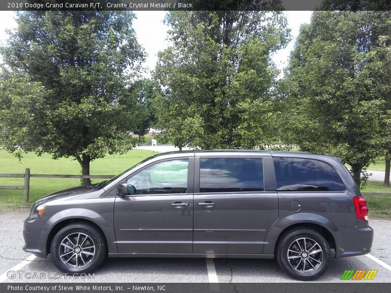 Granite Crystal Metallic / Black 2016 Dodge Grand Caravan R/T