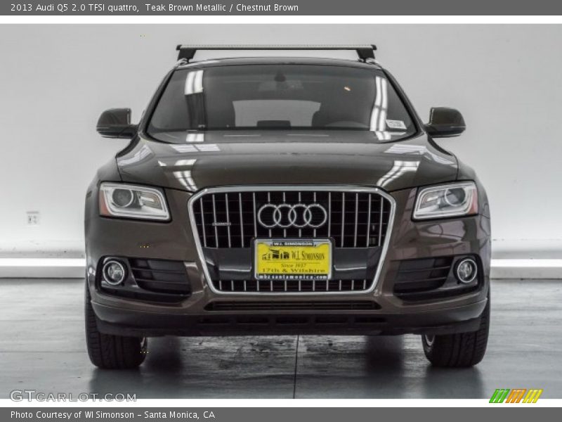Teak Brown Metallic / Chestnut Brown 2013 Audi Q5 2.0 TFSI quattro