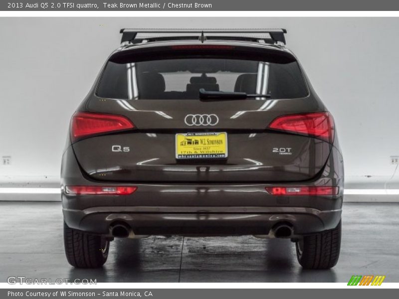 Teak Brown Metallic / Chestnut Brown 2013 Audi Q5 2.0 TFSI quattro