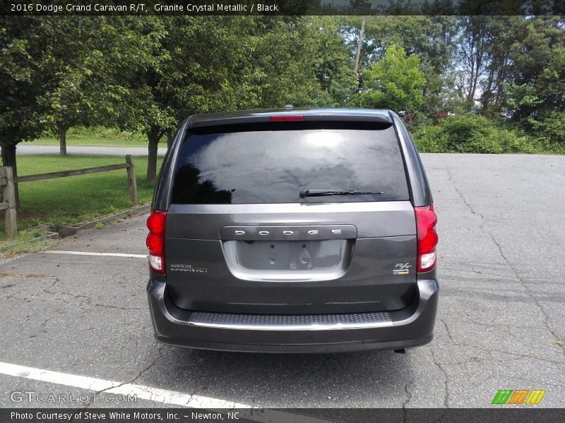 Granite Crystal Metallic / Black 2016 Dodge Grand Caravan R/T