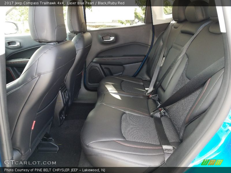 Laser Blue Pearl / Black/Ruby Red 2017 Jeep Compass Trailhawk 4x4