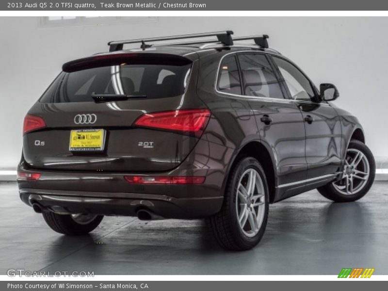 Teak Brown Metallic / Chestnut Brown 2013 Audi Q5 2.0 TFSI quattro