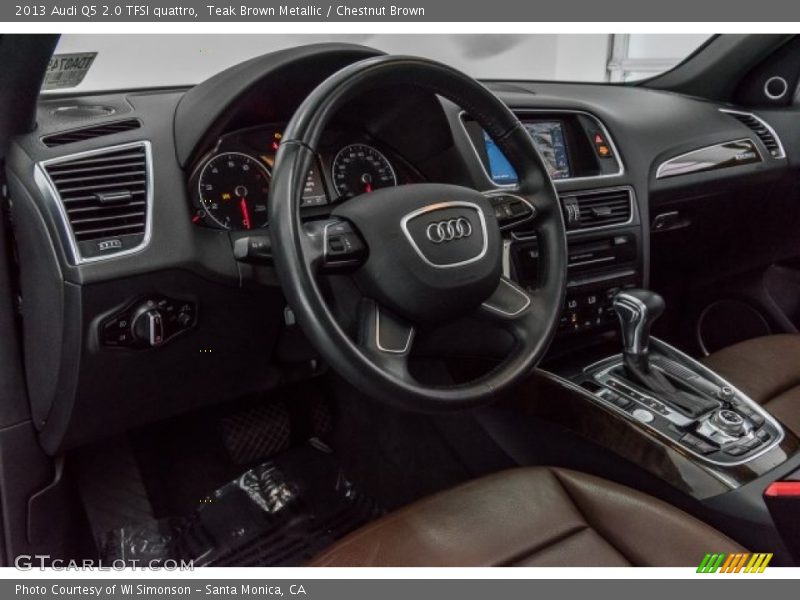 Teak Brown Metallic / Chestnut Brown 2013 Audi Q5 2.0 TFSI quattro