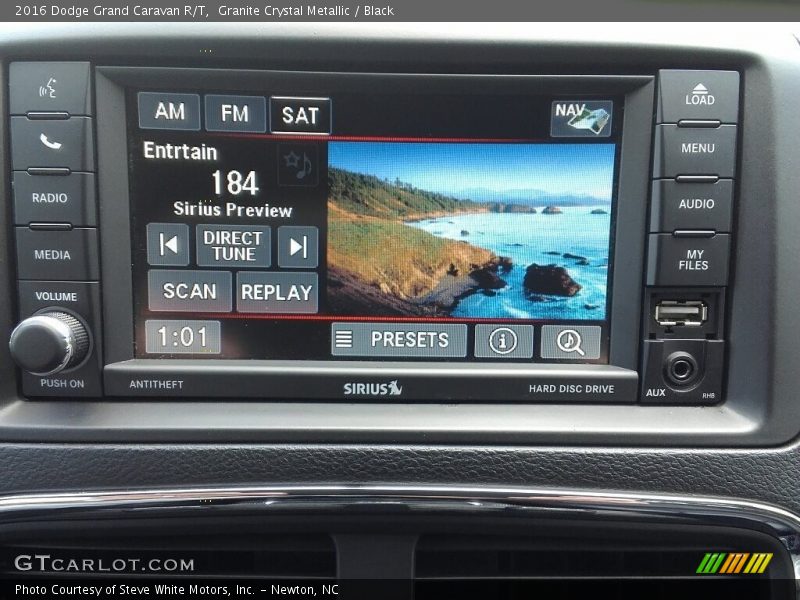 Granite Crystal Metallic / Black 2016 Dodge Grand Caravan R/T