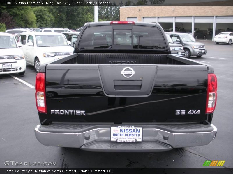 Super Black / Graphite 2008 Nissan Frontier SE King Cab 4x4