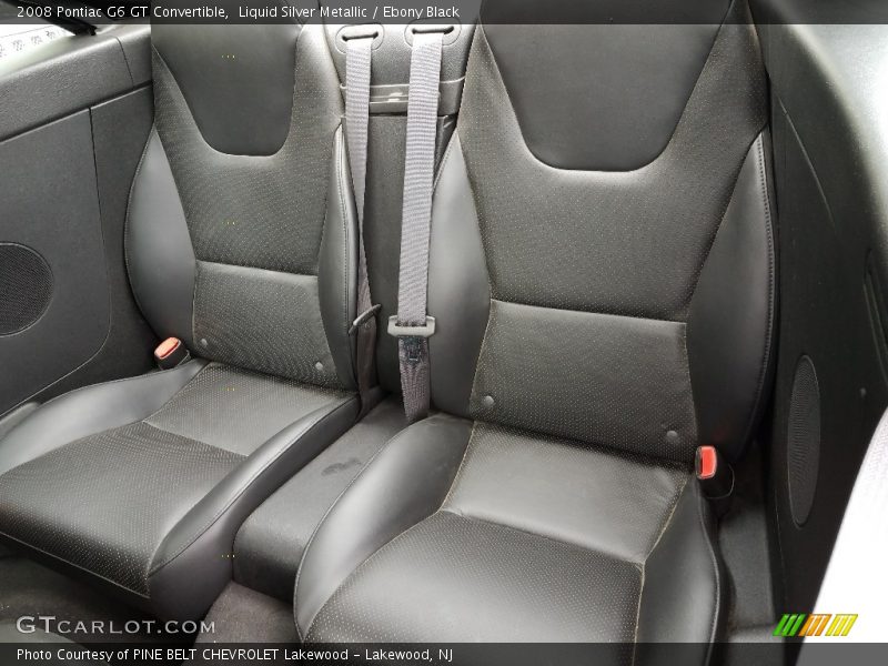 Liquid Silver Metallic / Ebony Black 2008 Pontiac G6 GT Convertible