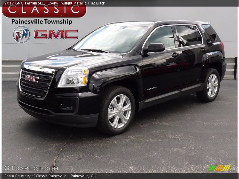 Ebony Twilight Metallic / Jet Black 2017 GMC Terrain SLE