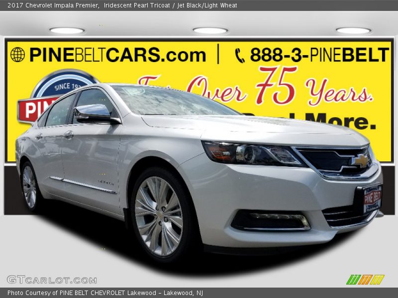 Iridescent Pearl Tricoat / Jet Black/Light Wheat 2017 Chevrolet Impala Premier