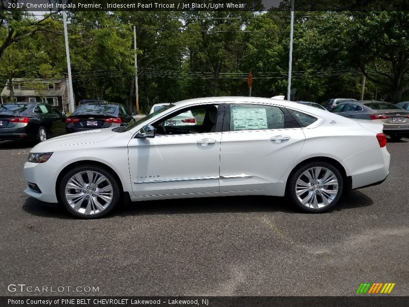 Iridescent Pearl Tricoat / Jet Black/Light Wheat 2017 Chevrolet Impala Premier