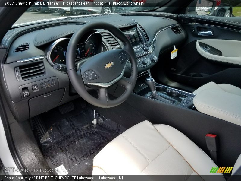 Iridescent Pearl Tricoat / Jet Black/Light Wheat 2017 Chevrolet Impala Premier