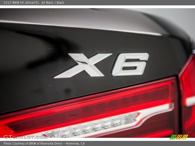 Jet Black / Black 2017 BMW X6 xDrive35i