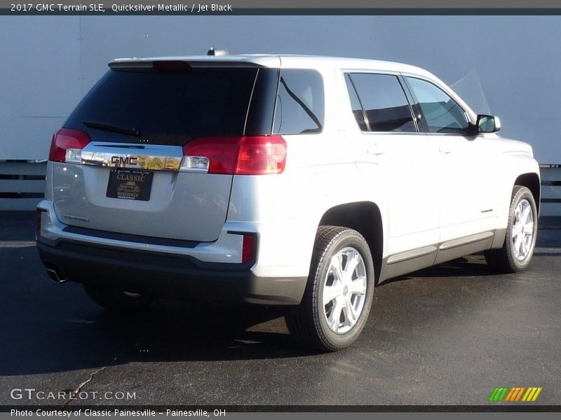 Quicksilver Metallic / Jet Black 2017 GMC Terrain SLE