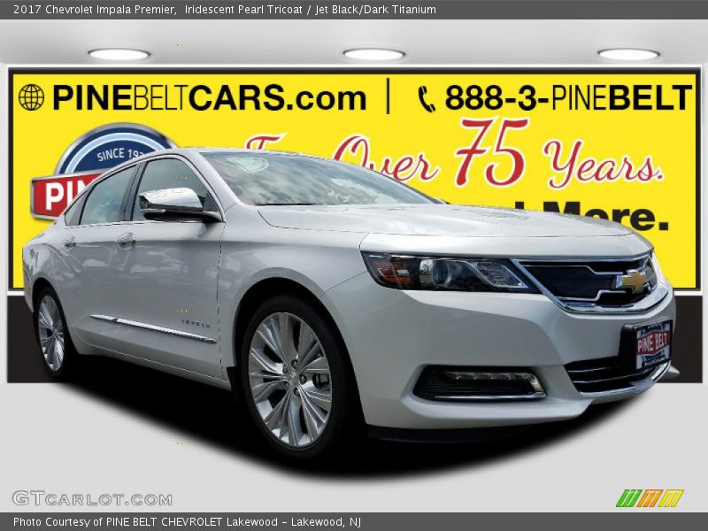 Iridescent Pearl Tricoat / Jet Black/Dark Titanium 2017 Chevrolet Impala Premier