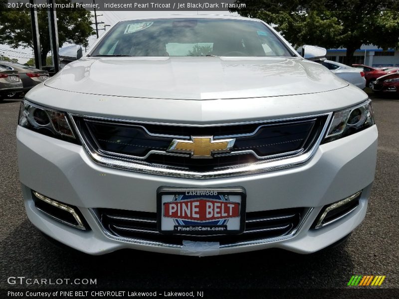 Iridescent Pearl Tricoat / Jet Black/Dark Titanium 2017 Chevrolet Impala Premier