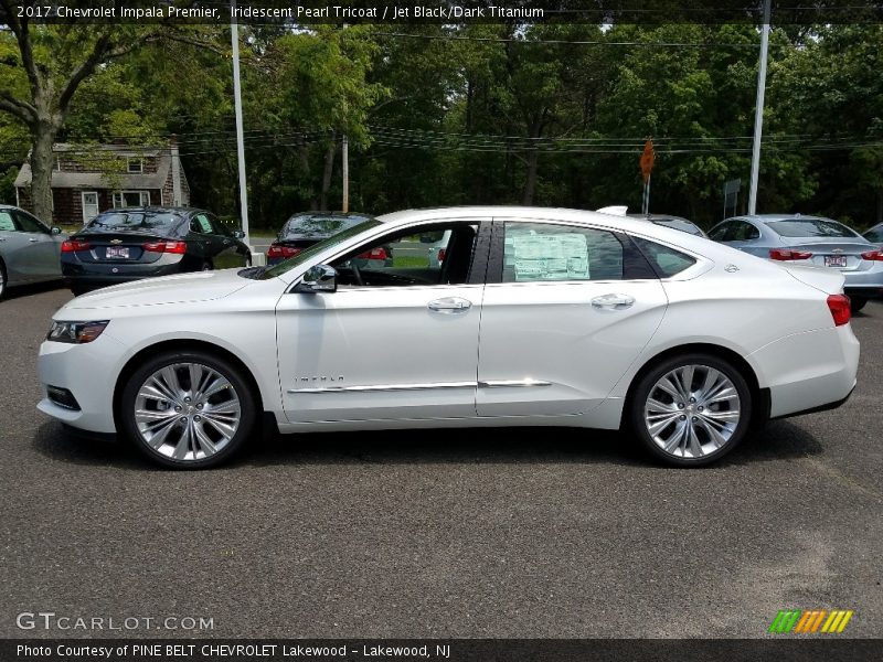 Iridescent Pearl Tricoat / Jet Black/Dark Titanium 2017 Chevrolet Impala Premier