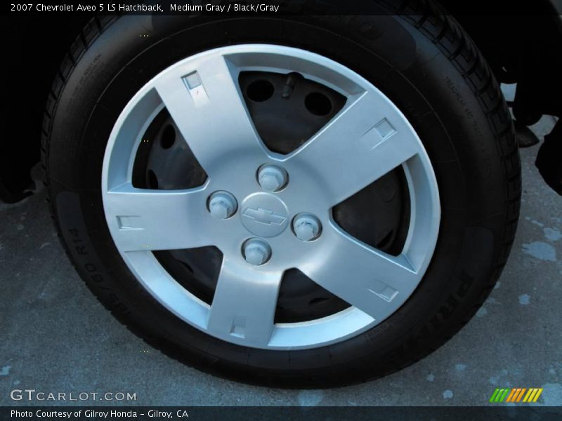 Medium Gray / Black/Gray 2007 Chevrolet Aveo 5 LS Hatchback