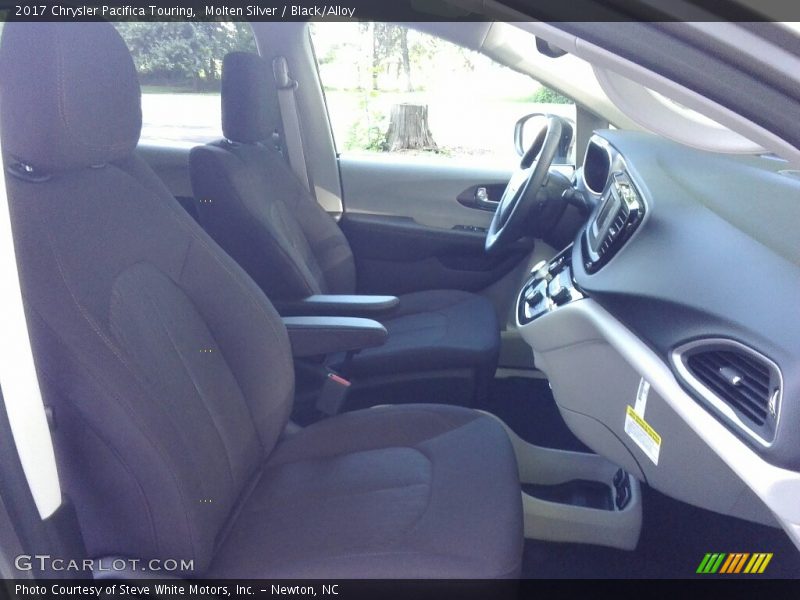 Molten Silver / Black/Alloy 2017 Chrysler Pacifica Touring