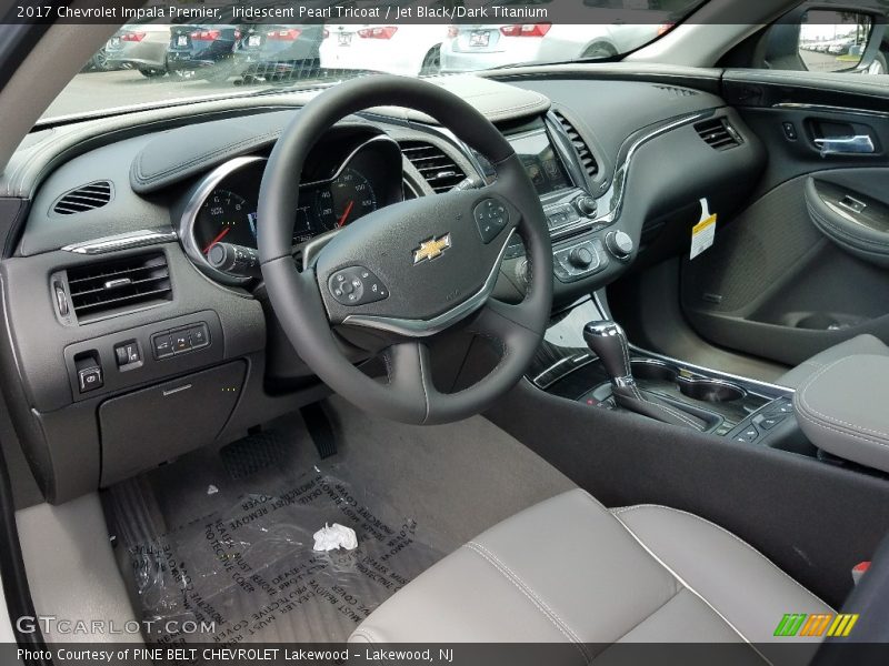Iridescent Pearl Tricoat / Jet Black/Dark Titanium 2017 Chevrolet Impala Premier