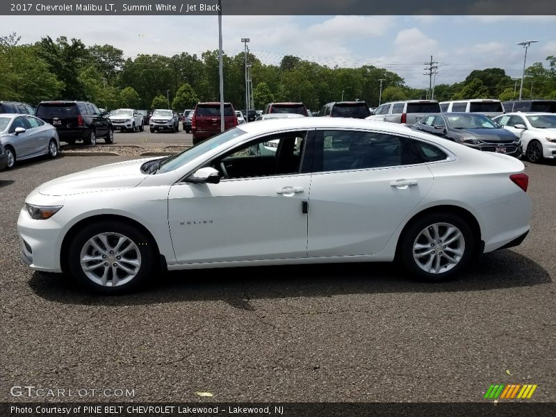 Summit White / Jet Black 2017 Chevrolet Malibu LT