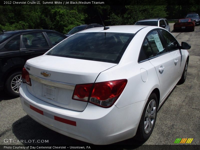 Summit White / Jet Black/Medium Titanium 2012 Chevrolet Cruze LS