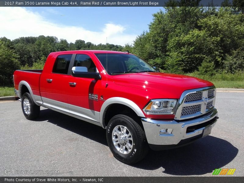 Front 3/4 View of 2017 3500 Laramie Mega Cab 4x4