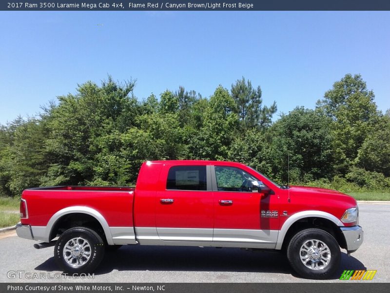  2017 3500 Laramie Mega Cab 4x4 Flame Red