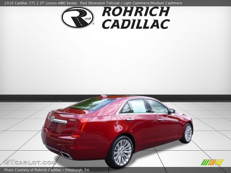 Red Obsession Tintcoat / Light Cashmere/Medium Cashmere 2016 Cadillac CTS 2.0T Luxury AWD Sedan
